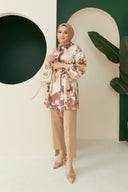 Vonna Patterned Set - Beige