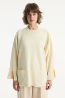 Cable Knit Sweater - Beige