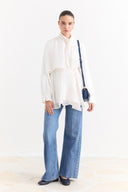 Margela Ibiza Brooch Shirt - Ecru