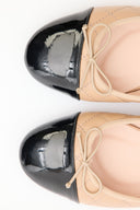 Alya Bow Detail Quilted Ballet Flats