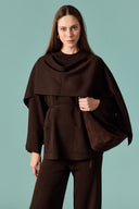 Cable Knit Sweater - Brown