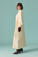 Yandan Bağlama Detaylı Triko Elbise