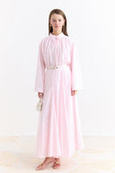 Voile Flared Skirt - Pink