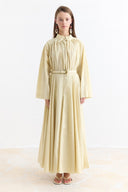 Voile Flared Skirt - Yellow