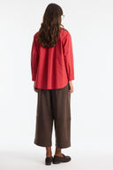 Samba Button-Down Pocket Detail Shirt