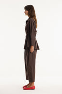 Pocket Detail Button-Up Shirt and Trousers Set