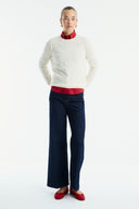 Straight Fit Pocket Jeans - Dark Navy