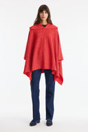 Collared Knit Poncho