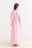 Senna Peplum Dress - Pink