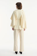 Cable Knit Sweater - Beige