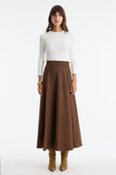 Knit Flared Skirt