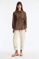 Samba Button-Down Pocket Detail Shirt