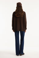Gold Accessory Detailed Knit Sweater
