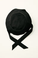 Bağlama Detaylı Bucket Şapka - Siyah