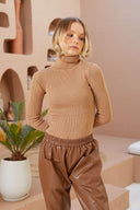 Turtleneck Sweater - Camel