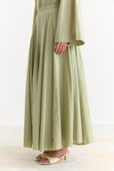 Voile Flared Skirt - Sage Green