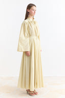 Voile Flared Skirt - Yellow