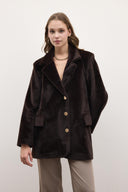 Blazer Goldfox Kemerli Ceket - Kahve