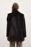 Blazer Goldfox Kemerli Ceket - Kahve