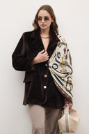 Blazer Goldfox Kemerli Ceket - Kahve