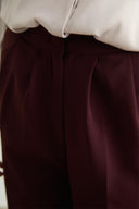 Cigarette Pantolon - Bordo