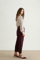 Cigarette Pantolon - Bordo