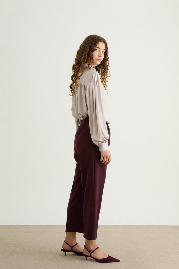 Cigarette Pantolon - Bordo