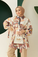 Vonna Patterned Set - Beige