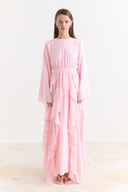 Senna Peplum Dress - Pink