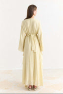 Senna Ruffled Waist Dress - Yellow