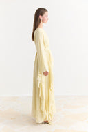 Senna Ruffled Waist Dress - Yellow