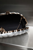 Deniz Kabuğu Clutch Abiye Çanta - Sedef