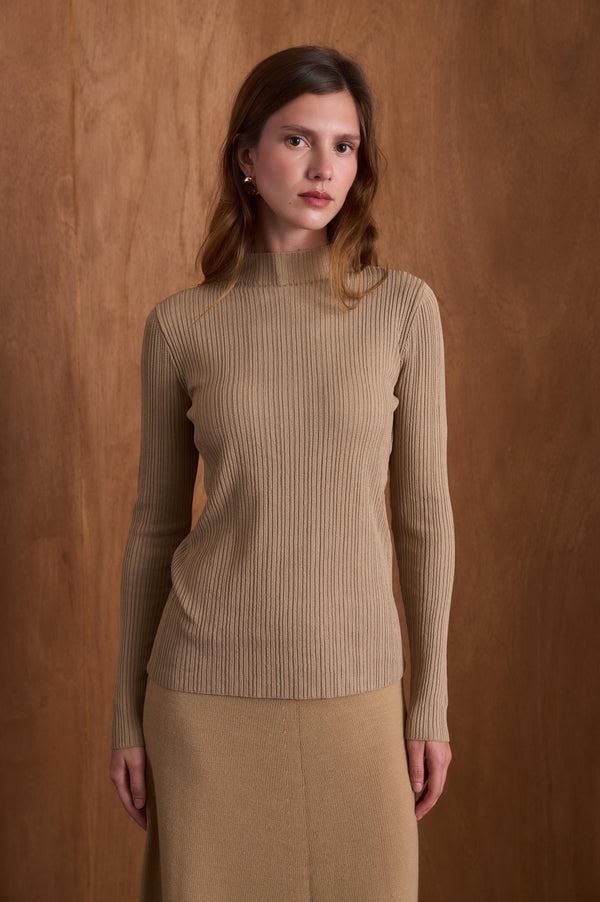 Dik Yaka Triko Body - Camel