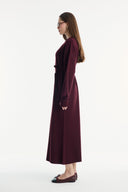 Belted Basic Knit Dress