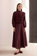 Elior Fistolu Gold Dacron Takım - Bordo