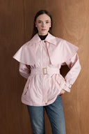 Eloria Pelerinli Yağmurluk - Pembe