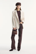 Single-Button Cupra Blazer Jacket