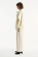 Cable Knit Sweater - Beige