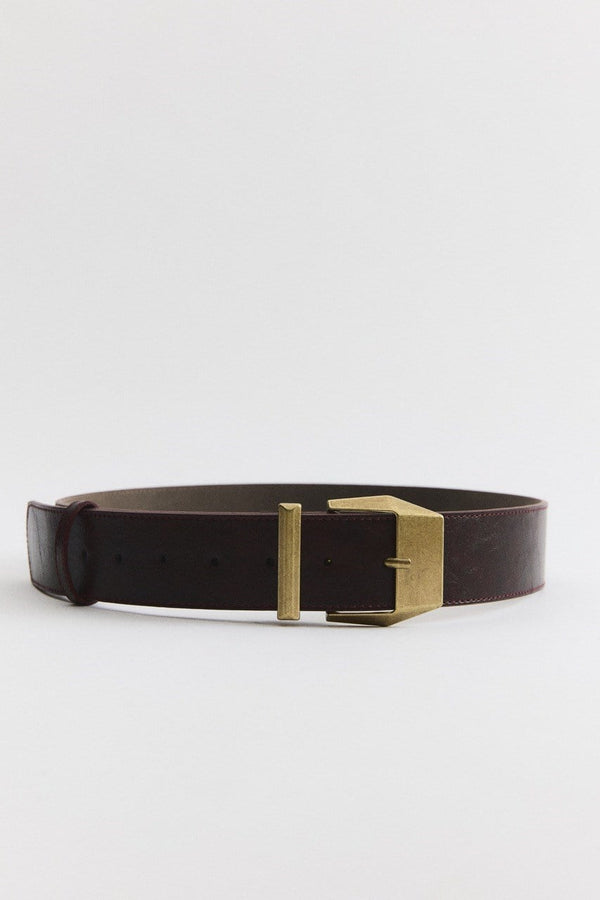 Flexi Gold Tokalı Kemer - Bordo