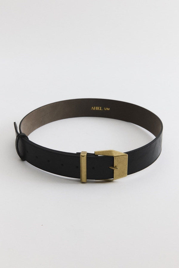 Flexi Gold Tokalı Kemer - Siyah