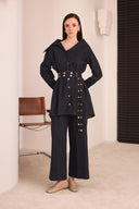 Limited Ariana Denim Ceket Takım - Lacivert