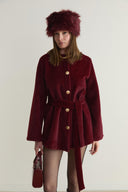 Mary Kemerli Goldfox Kaban - Bordo