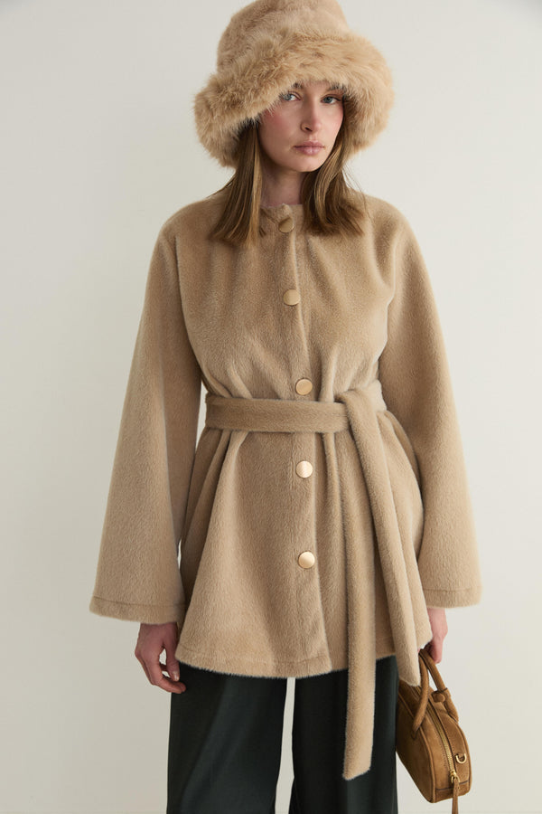 Mary Kemerli Goldfox Kaban - Camel