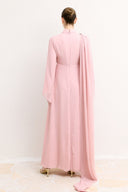 Milen Şifon Elbise - Pembe