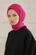 Pleated Scarf - Fuchsia