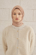 Pleated Scarf - NUDE