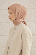 Pleated Scarf - NUDE