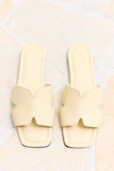 Pure Bantlı Terlik - Butter Yellow