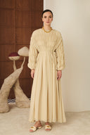 Radia Multi Şifon Elbise - Taş