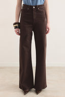 Regular Fit Denim Pantolon - Kahverengi